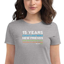 Load image into Gallery viewer, T-Shirt, 15 Years of Countless Rides, Women&#39;s Short Sleeve