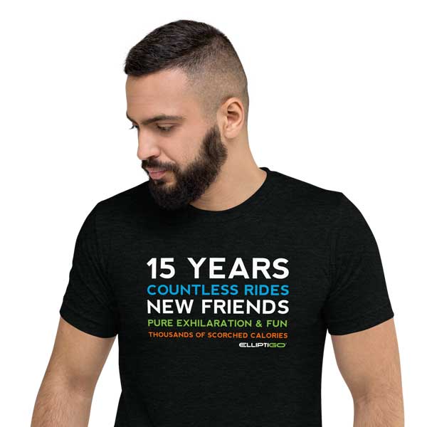 T-Shirt, 15 Years of Countless Rides, Men's Short Sleeve