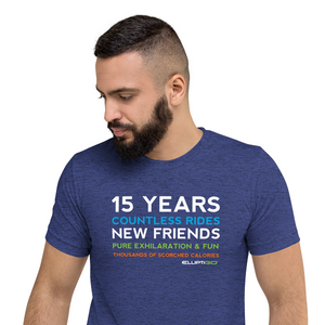 T-Shirt, 15 Years of Countless Rides, Men's Short Sleeve