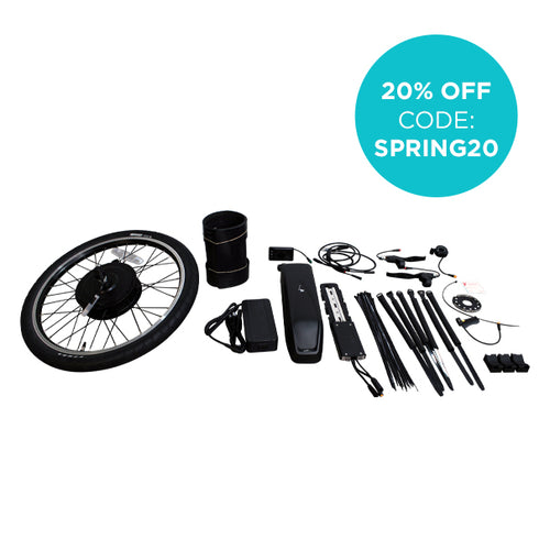 Electric Bike Conversion Kit, Long-Stride - 11R, 8S, 8C, 3C