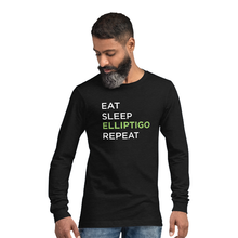 Load image into Gallery viewer, Eat, Sleep, ElliptiGO, Repeat Long Sleeve T-Shirt